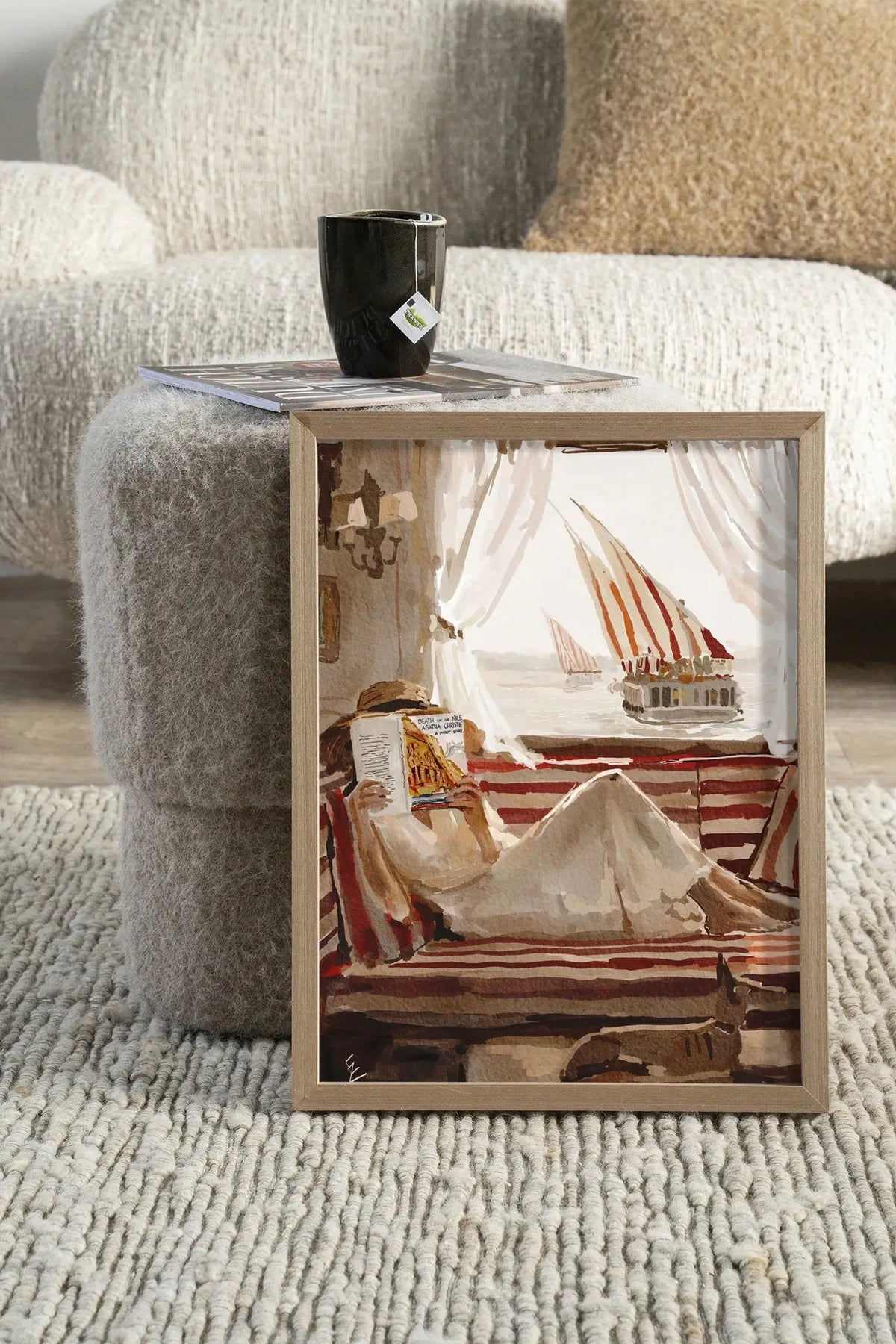 Death On Nill - Moderne Wanddecoratie | Artprint, Glass Art & Wandkleed by Urban Cotton