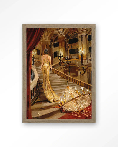 Drama In The Opera - Moderne Wanddecoratie | Artprint, Glass Art & Wandkleed by Urban Cotton