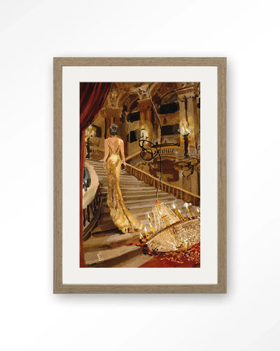 Drama In The Opera - Moderne Wanddecoratie | Artprint, Glass Art & Wandkleed by Urban Cotton