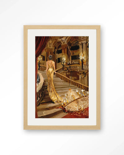 Drama In The Opera - Moderne Wanddecoratie | Artprint, Glass Art & Wandkleed by Urban Cotton