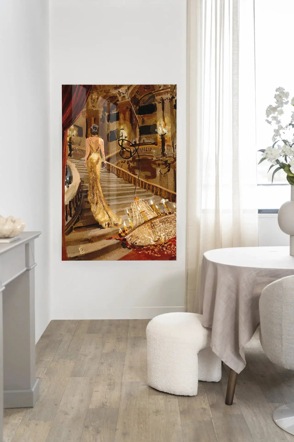 Drama In The Opera - Moderne Wanddecoratie | Artprint, Glass Art & Wandkleed by Urban Cotton