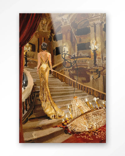 Drama In The Opera - Moderne Wanddecoratie | Artprint, Glass Art & Wandkleed by Urban Cotton