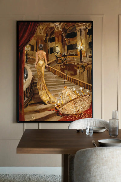 Drama In The Opera - Moderne Wanddecoratie | Artprint, Glass Art & Wandkleed by Urban Cotton