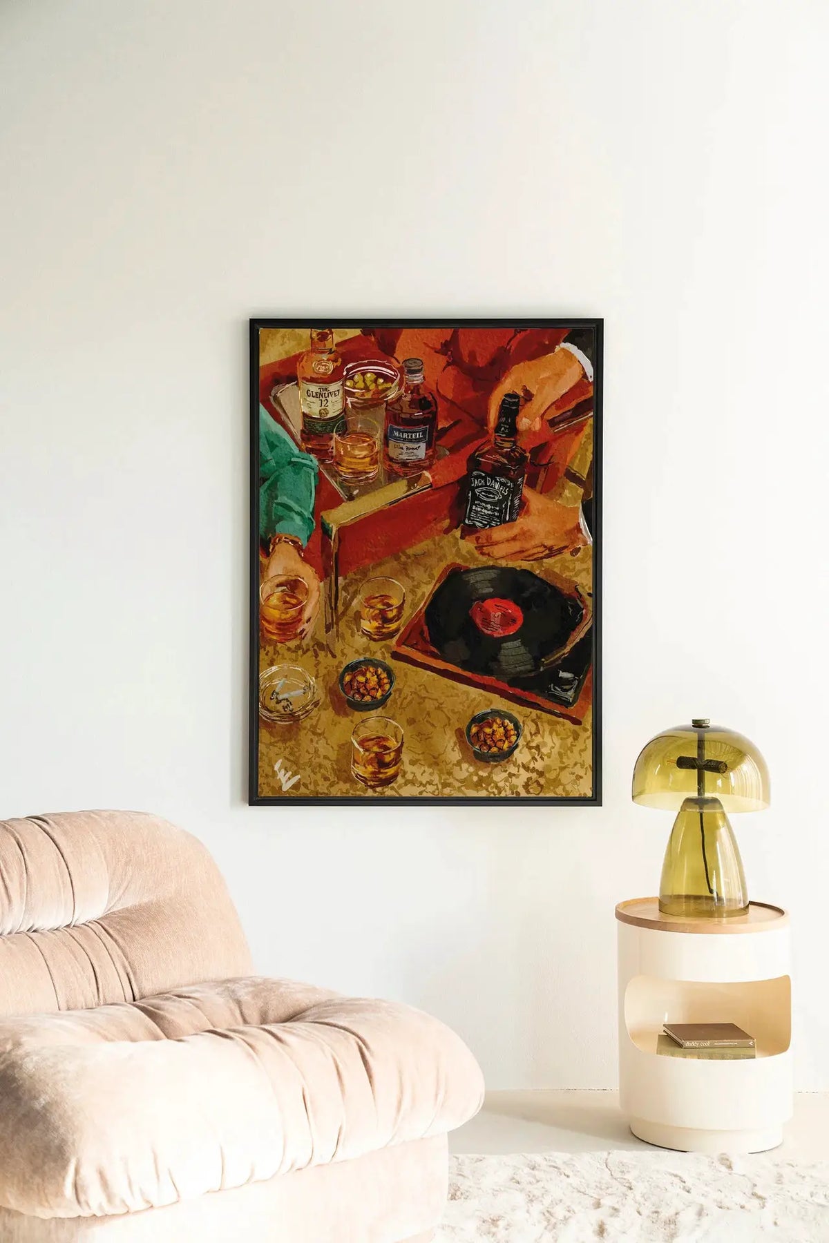 Whiskey Tasting - Moderne Wanddecoratie | Artprint, Glass Art & Wandkleed by Urban Cotton