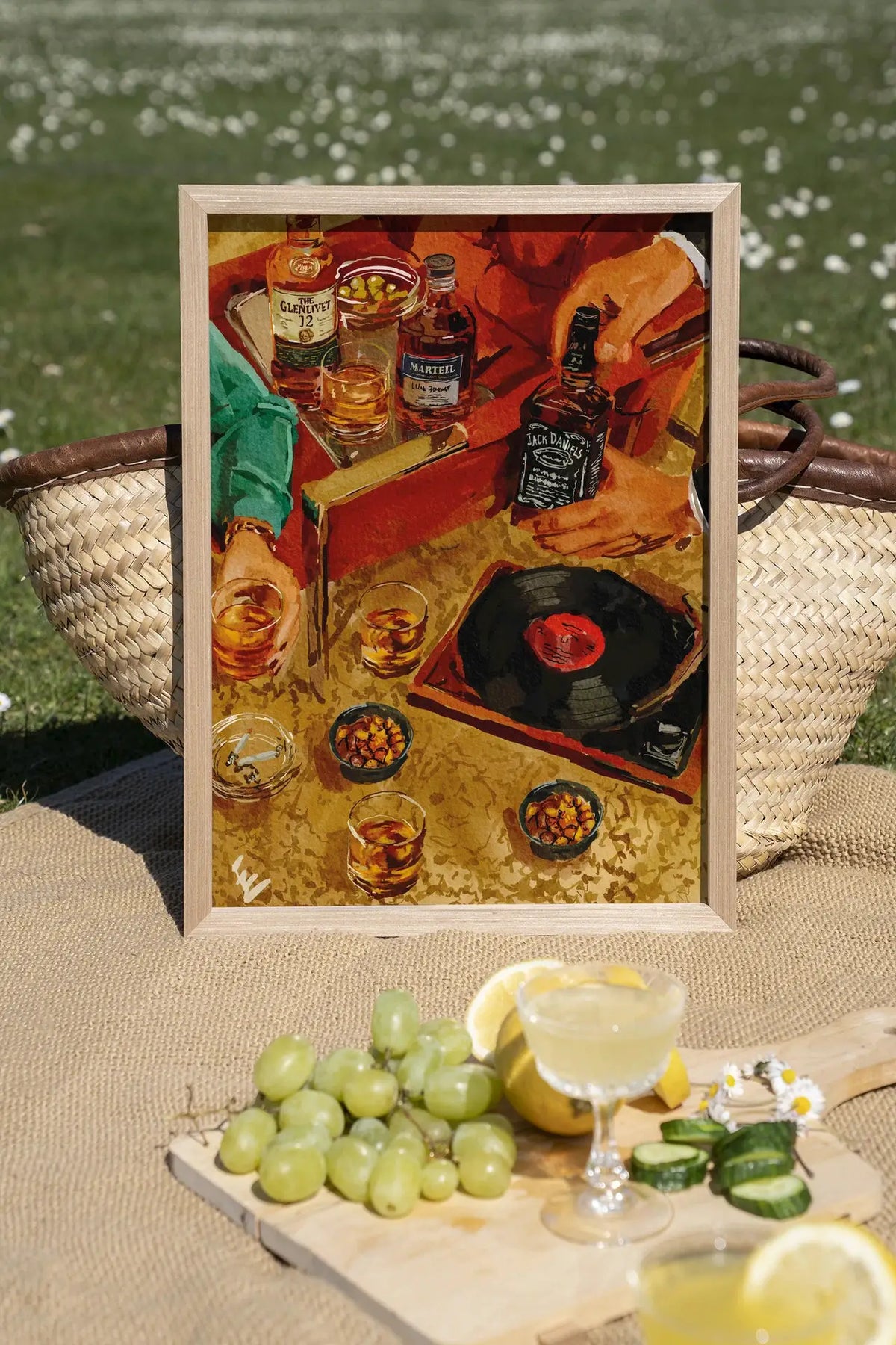 Whiskey Tasting - Moderne Wanddecoratie | Artprint, Glass Art & Wandkleed by Urban Cotton