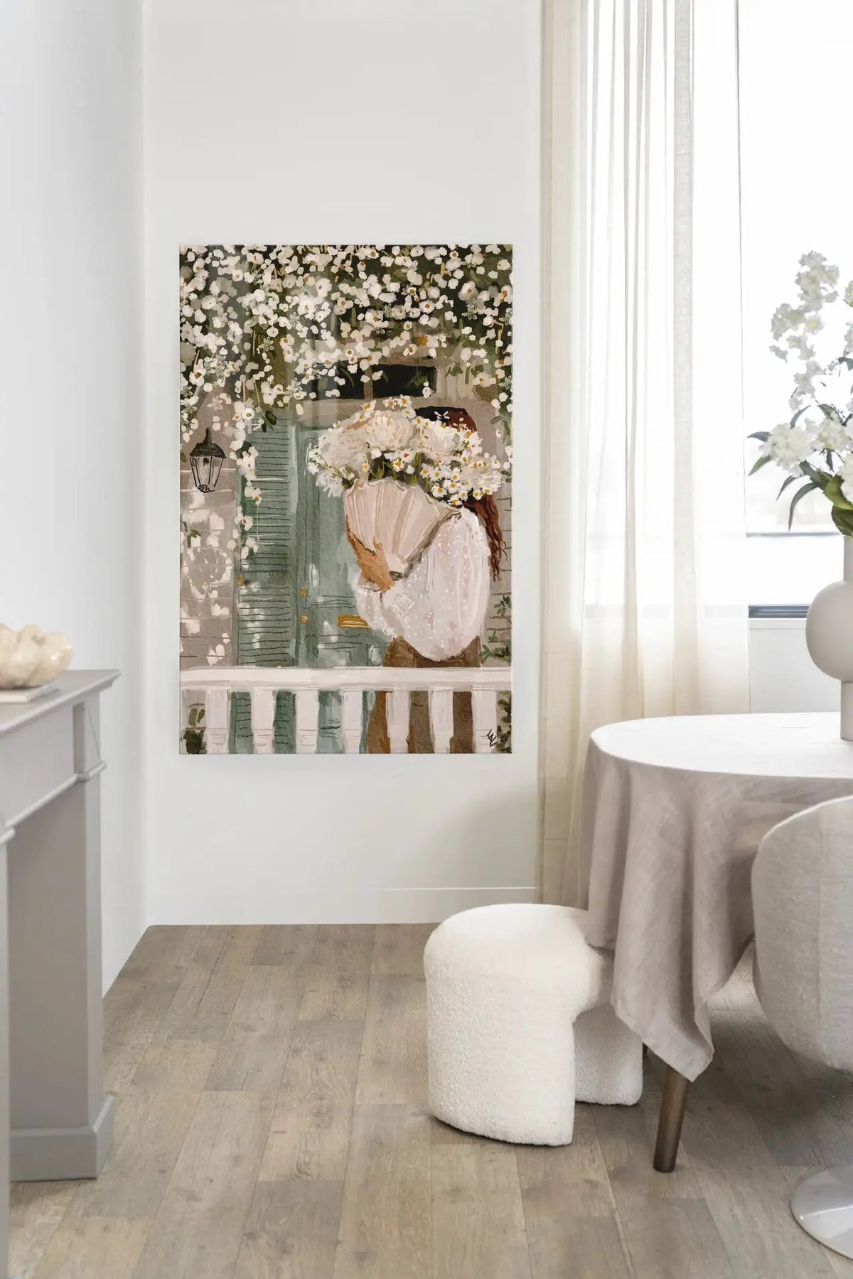 White Spring - Moderne Wanddecoratie | Artprint, Glass Art & Wandkleed by Urban Cotton