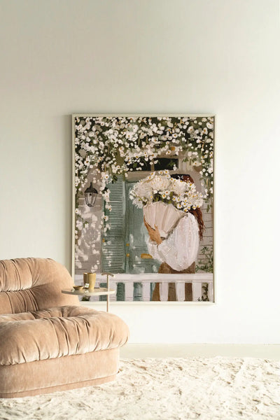 White Spring - Moderne Wanddecoratie | Artprint, Glass Art & Wandkleed by Urban Cotton