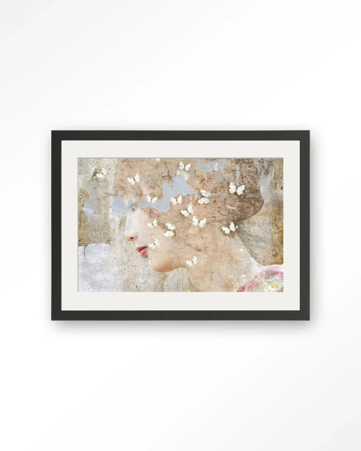 White Butterflies - Moderne Wanddecoratie | Artprint, Glass Art & Wandkleed by Urban Cotton