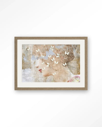 White Butterflies - Moderne Wanddecoratie | Artprint, Glass Art & Wandkleed by Urban Cotton