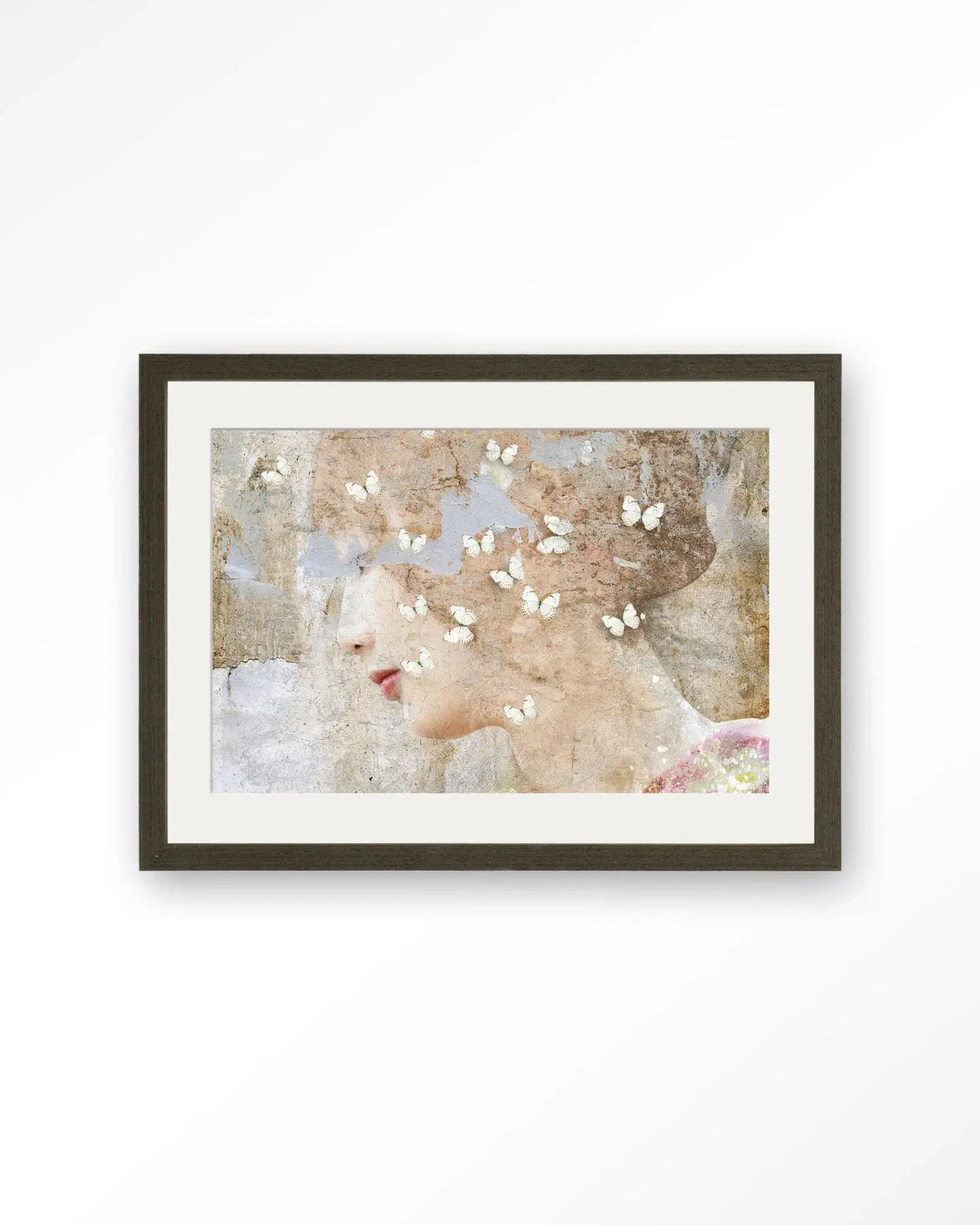 White Butterflies - Moderne Wanddecoratie | Artprint, Glass Art & Wandkleed by Urban Cotton
