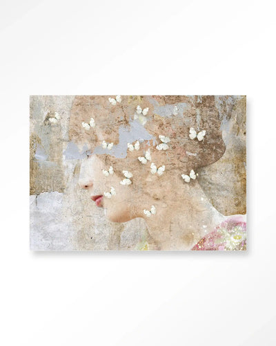 White Butterflies - Moderne Wanddecoratie | Artprint, Glass Art & Wandkleed by Urban Cotton