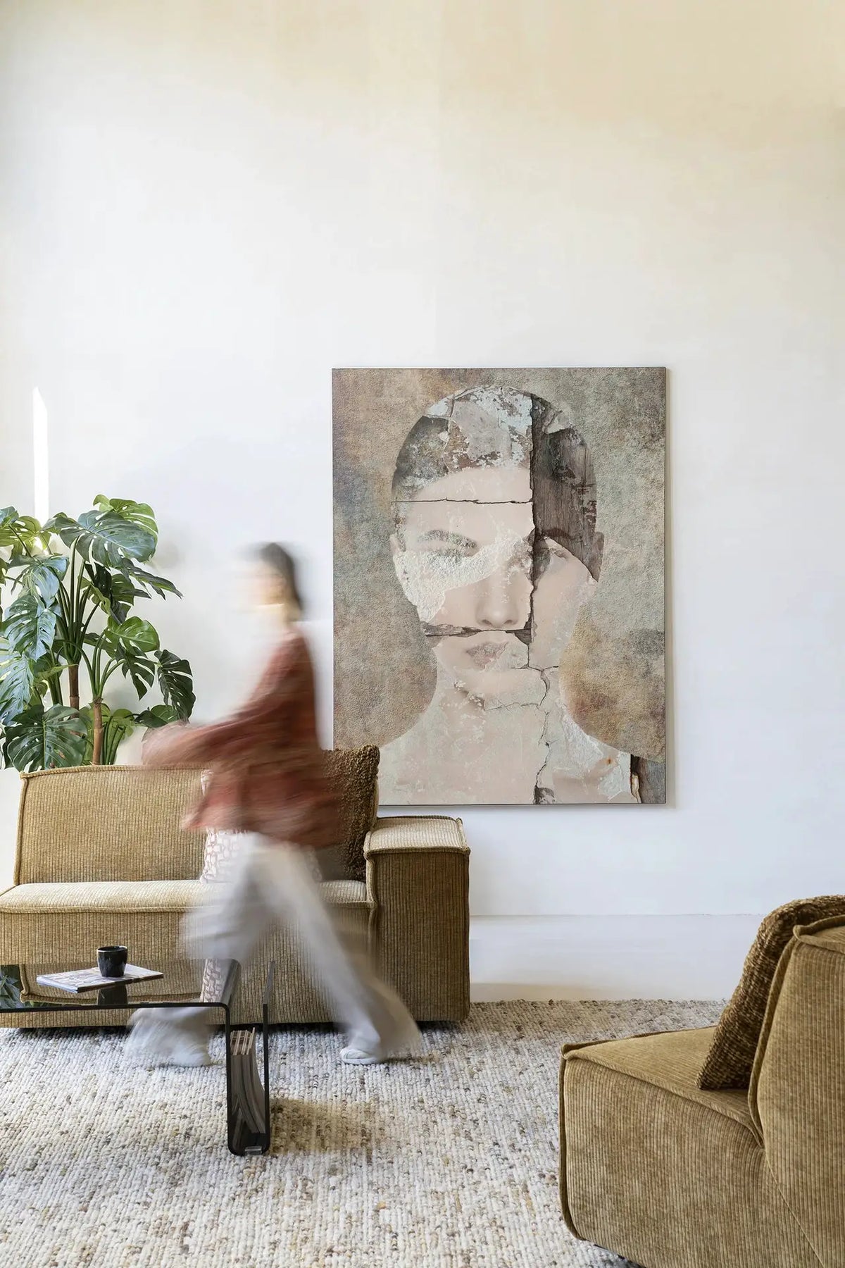 Broken Pieces - Moderne Wanddecoratie | Artprint, Glass Art & Wandkleed by Urban Cotton