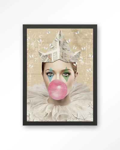 Pierot - Moderne Wanddecoratie | Artprint, Glass Art & Wandkleed by Urban Cotton