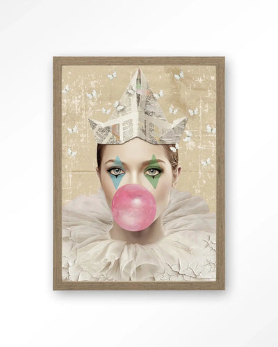 Pierot - Moderne Wanddecoratie | Artprint, Glass Art & Wandkleed by Urban Cotton