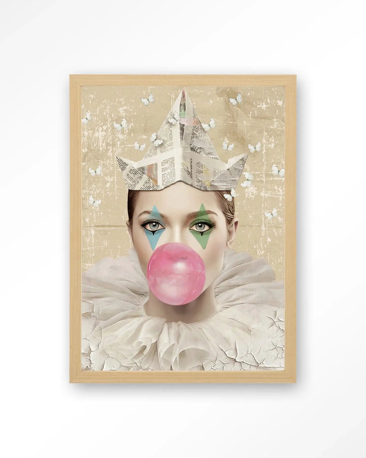 Pierot - Moderne Wanddecoratie | Artprint, Glass Art & Wandkleed by Urban Cotton
