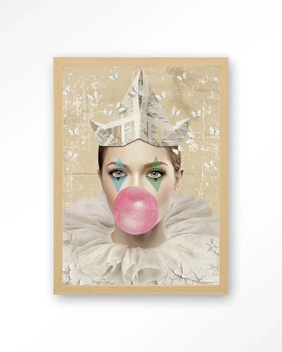 Pierot - Moderne Wanddecoratie | Artprint, Glass Art & Wandkleed by Urban Cotton