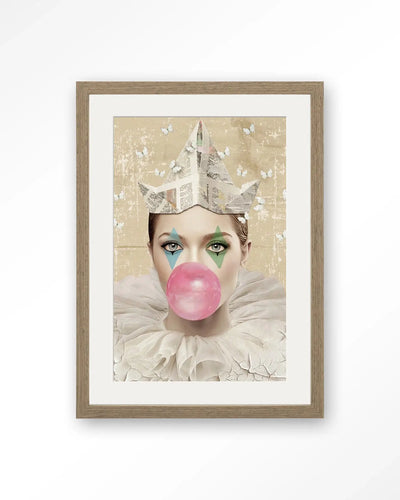 Pierot - Moderne Wanddecoratie | Artprint, Glass Art & Wandkleed by Urban Cotton
