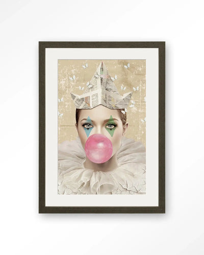 Pierot - Moderne Wanddecoratie | Artprint, Glass Art & Wandkleed by Urban Cotton