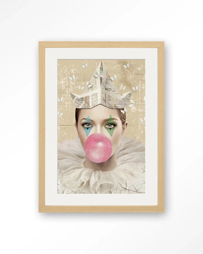 Pierot - Moderne Wanddecoratie | Artprint, Glass Art & Wandkleed by Urban Cotton