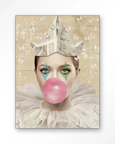 Pierot - Moderne Wanddecoratie | Artprint, Glass Art & Wandkleed by Urban Cotton