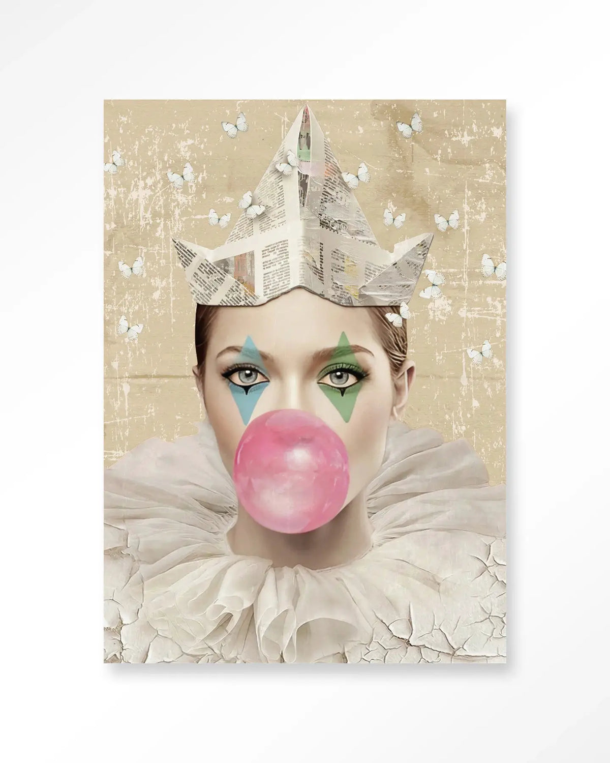 Pierot - Moderne Wanddecoratie | Artprint, Glass Art & Wandkleed by Urban Cotton