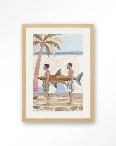 Big Catch - Moderne Wanddecoratie | Artprint, Glass Art & Wandkleed by Urban Cotton