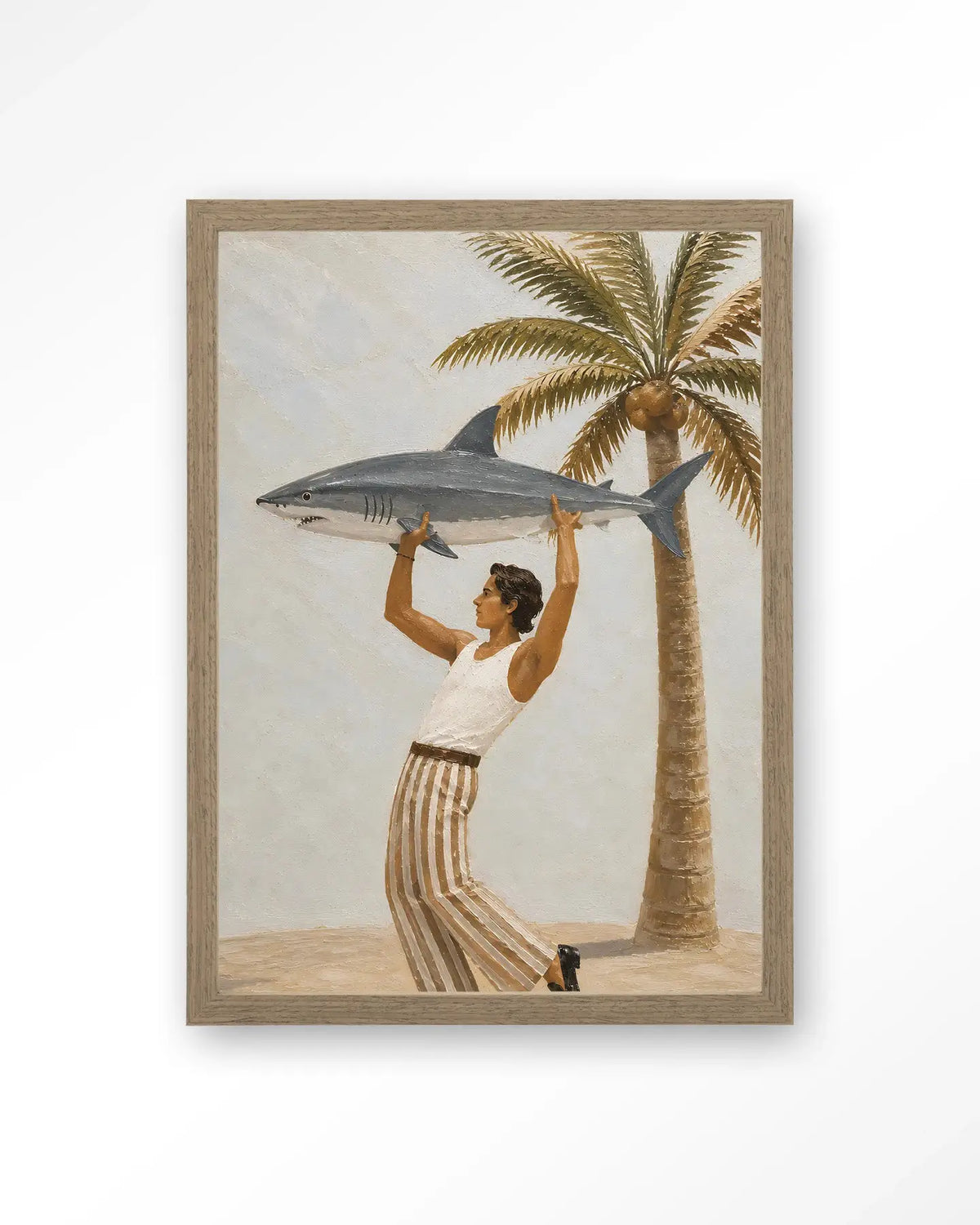 Baby Shark - Moderne Wanddecoratie | Artprint, Glass Art & Wandkleed by Urban Cotton