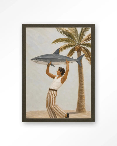 Baby Shark - Moderne Wanddecoratie | Artprint, Glass Art & Wandkleed by Urban Cotton
