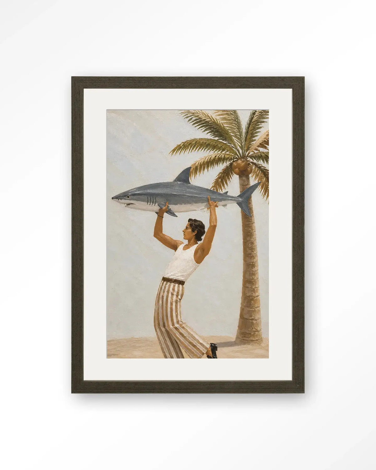 Baby Shark - Moderne Wanddecoratie | Artprint, Glass Art & Wandkleed by Urban Cotton