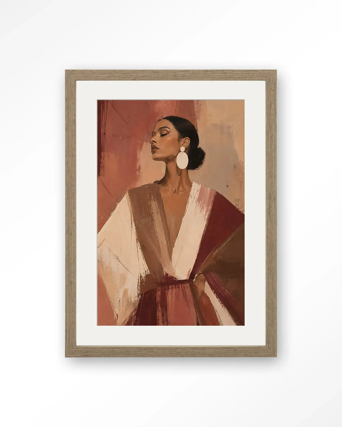 Pink Stripe - Moderne Wanddecoratie | Artprint, Glass Art & Wandkleed by Urban Cotton