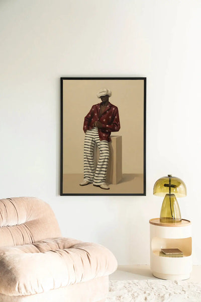 Red Otis - Moderne Wanddecoratie | Artprint, Glass Art & Wandkleed by Urban Cotton