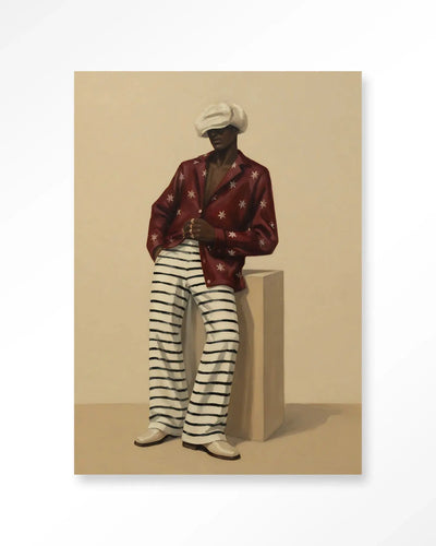 Red Otis - Moderne Wanddecoratie | Artprint, Glass Art & Wandkleed by Urban Cotton