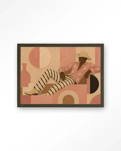 Pink Memphis - Moderne Wanddecoratie | Artprint, Glass Art & Wandkleed by Urban Cotton