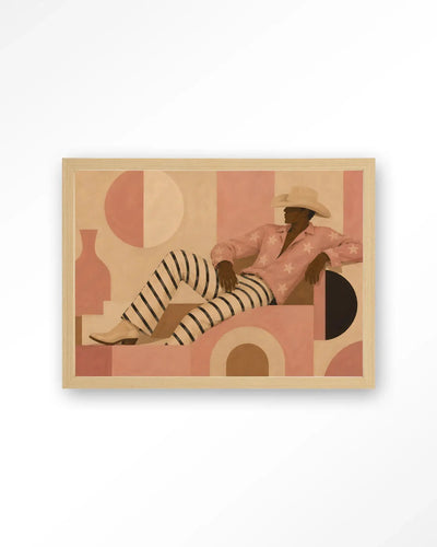 Pink Memphis - Moderne Wanddecoratie | Artprint, Glass Art & Wandkleed by Urban Cotton