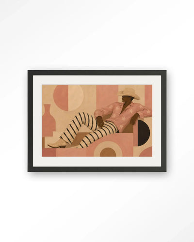 Pink Memphis - Moderne Wanddecoratie | Artprint, Glass Art & Wandkleed by Urban Cotton