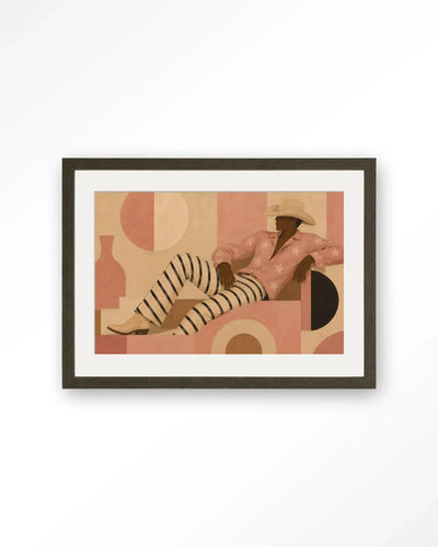 Pink Memphis - Moderne Wanddecoratie | Artprint, Glass Art & Wandkleed by Urban Cotton