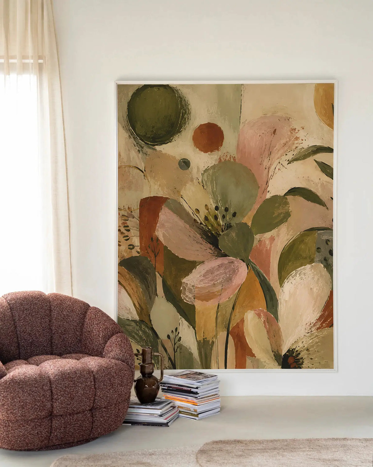 Secret Garden Green - Moderne Wanddecoratie | Artprint, Glass Art & Wandkleed by Urban Cotton