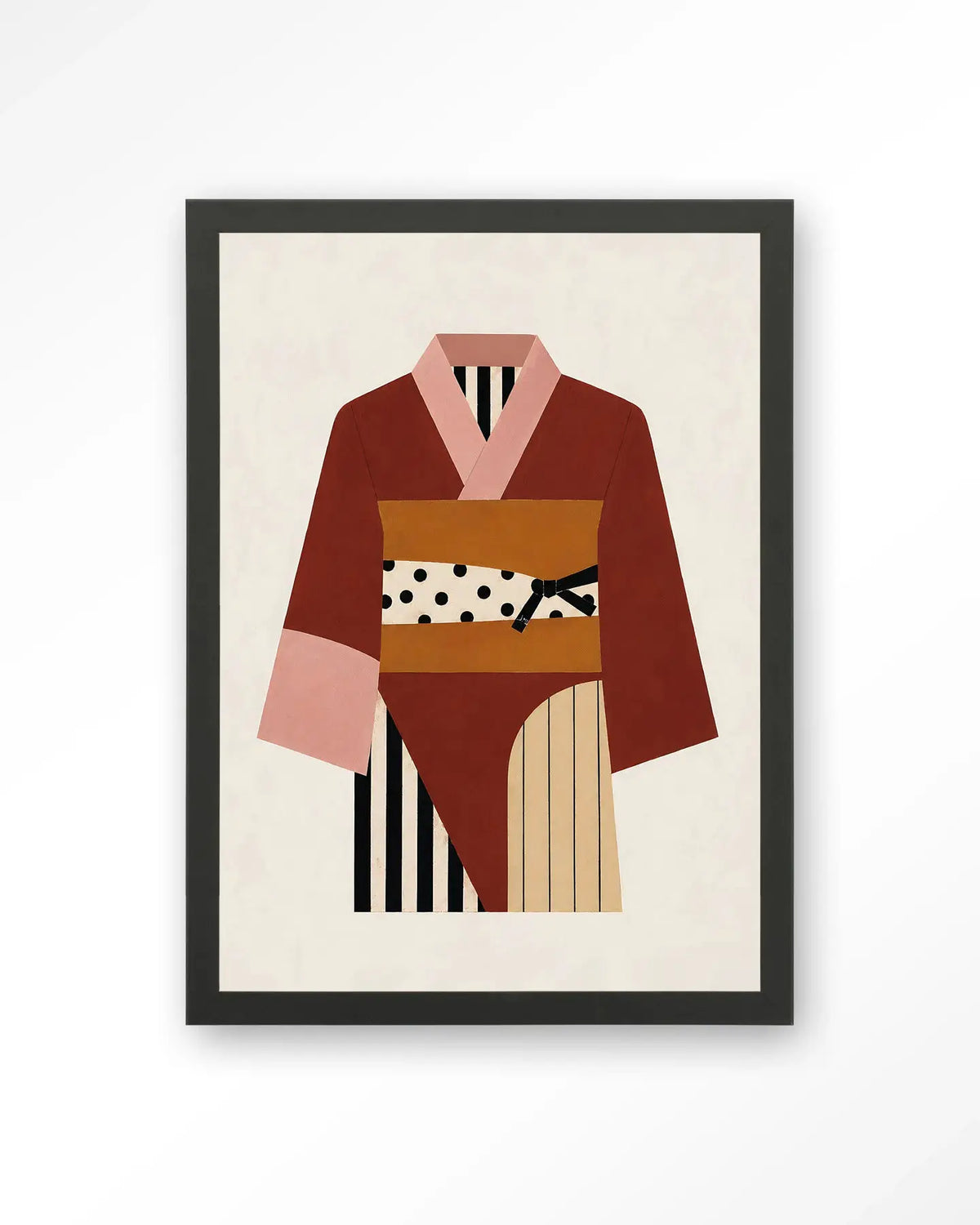 Kimono Ichi - Moderne Wanddecoratie | Artprint, Glass Art & Wandkleed by Urban Cotton