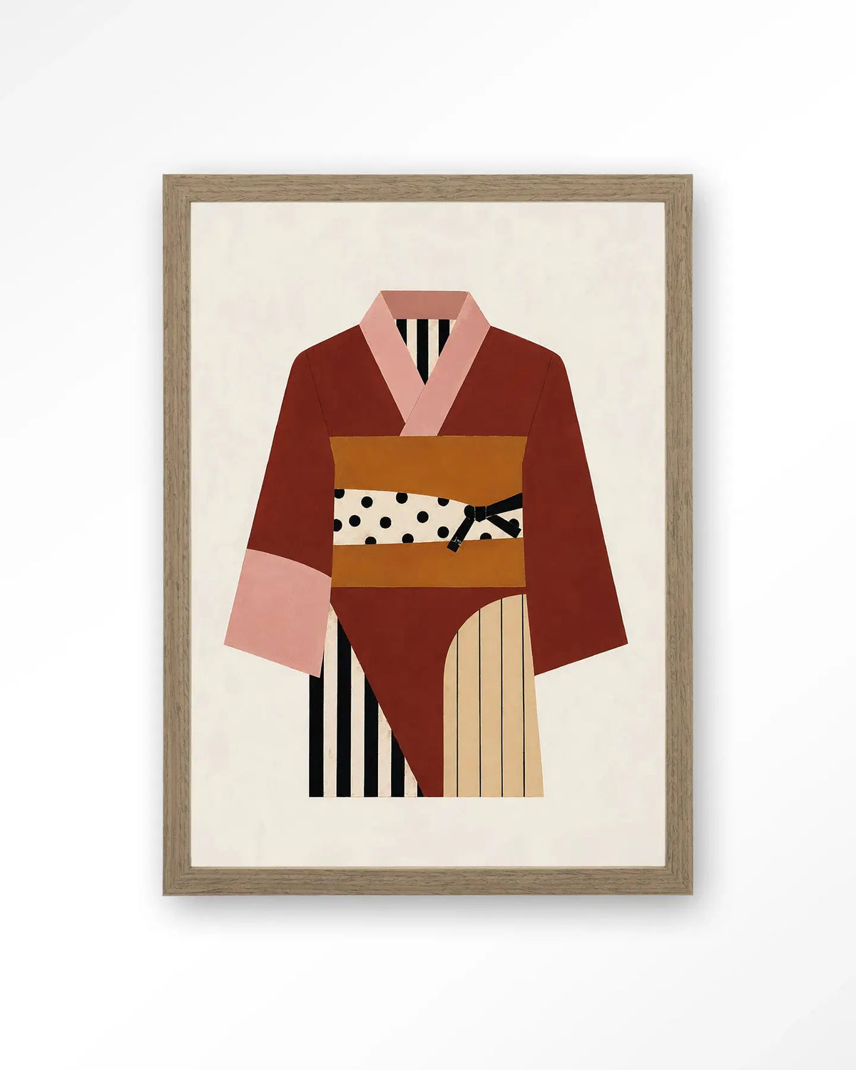 Kimono Ichi - Moderne Wanddecoratie | Artprint, Glass Art & Wandkleed by Urban Cotton