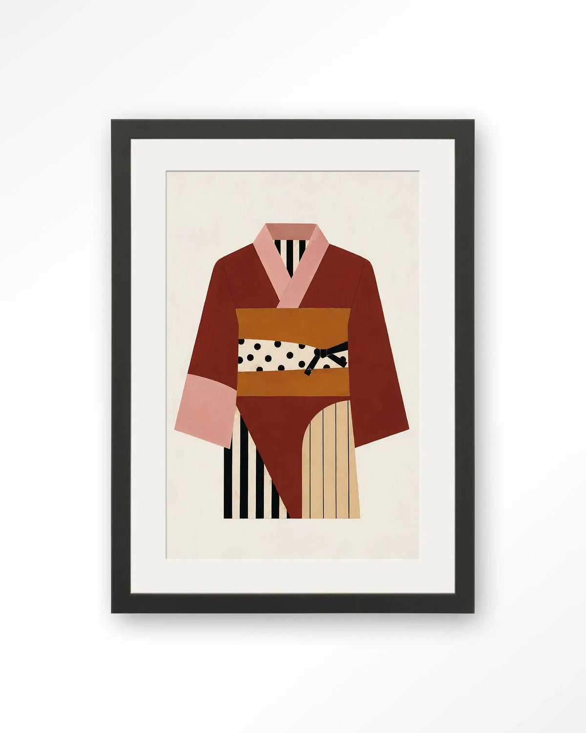 Kimono Ichi - Moderne Wanddecoratie | Artprint, Glass Art & Wandkleed by Urban Cotton