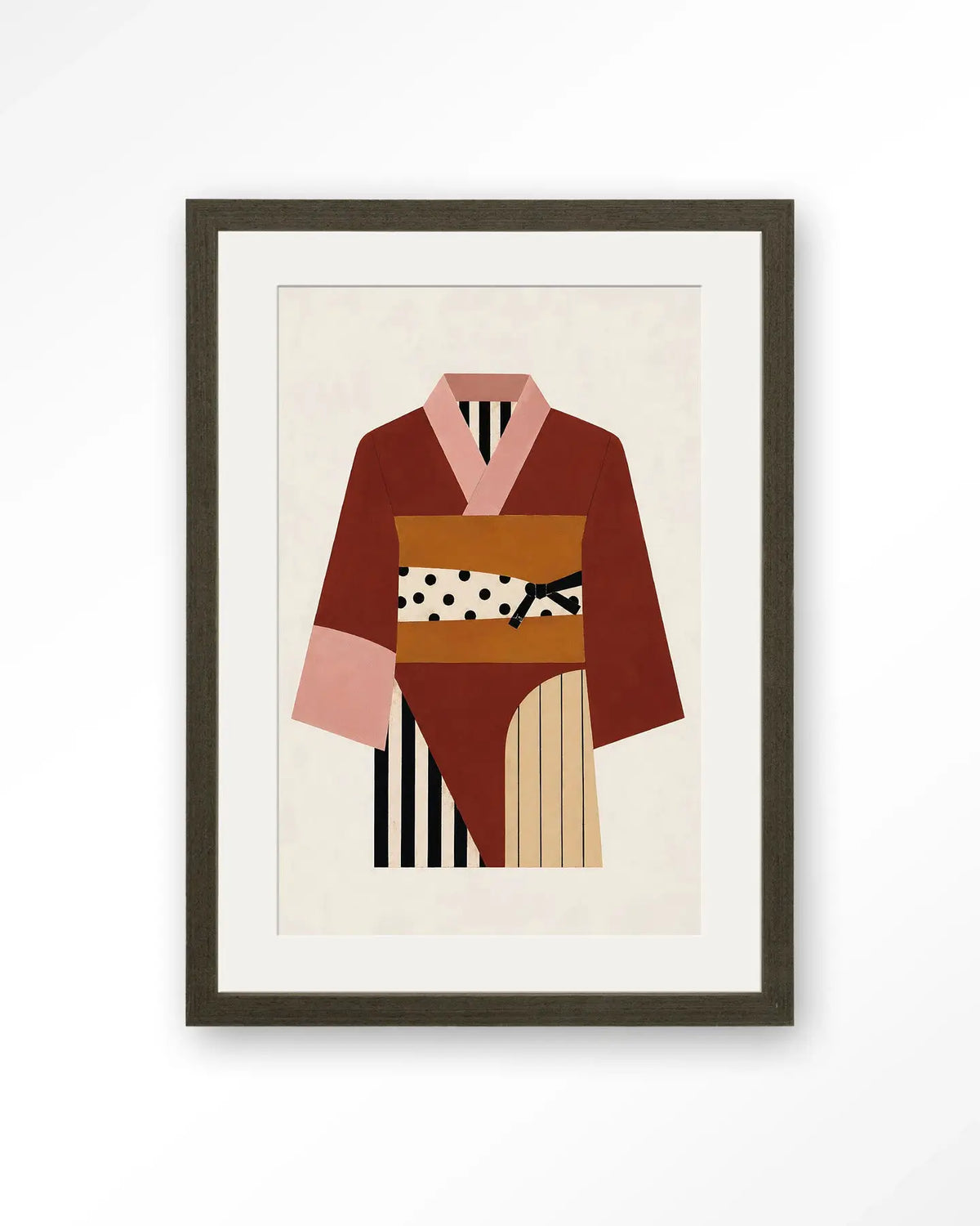 Kimono Ichi - Moderne Wanddecoratie | Artprint, Glass Art & Wandkleed by Urban Cotton