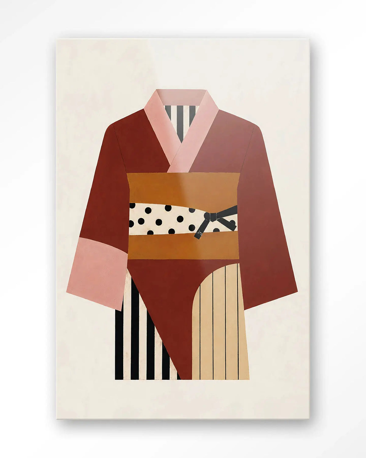 Kimono Ichi - Moderne Wanddecoratie | Artprint, Glass Art & Wandkleed by Urban Cotton