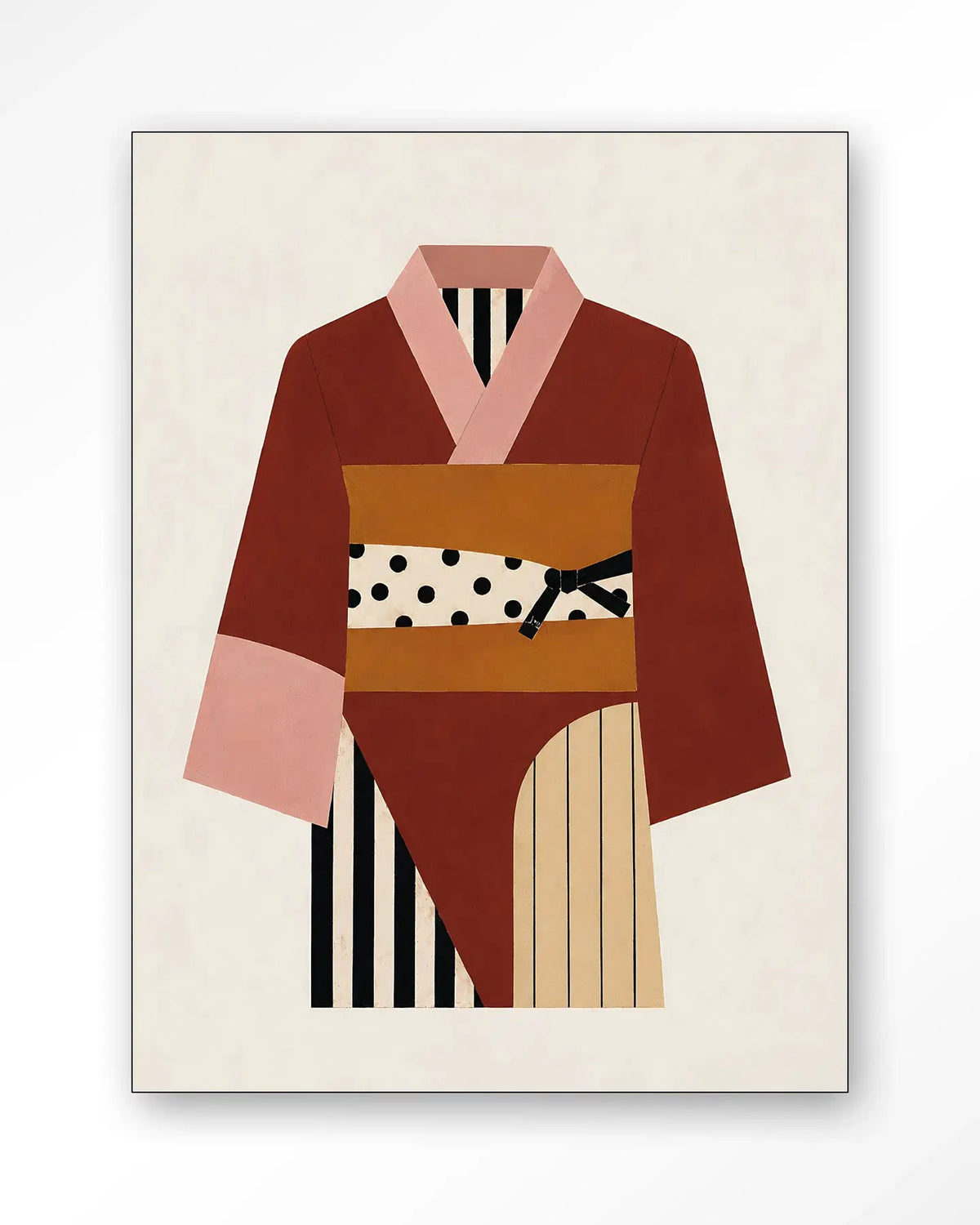 Kimono Ichi - Moderne Wanddecoratie | Artprint, Glass Art & Wandkleed by Urban Cotton