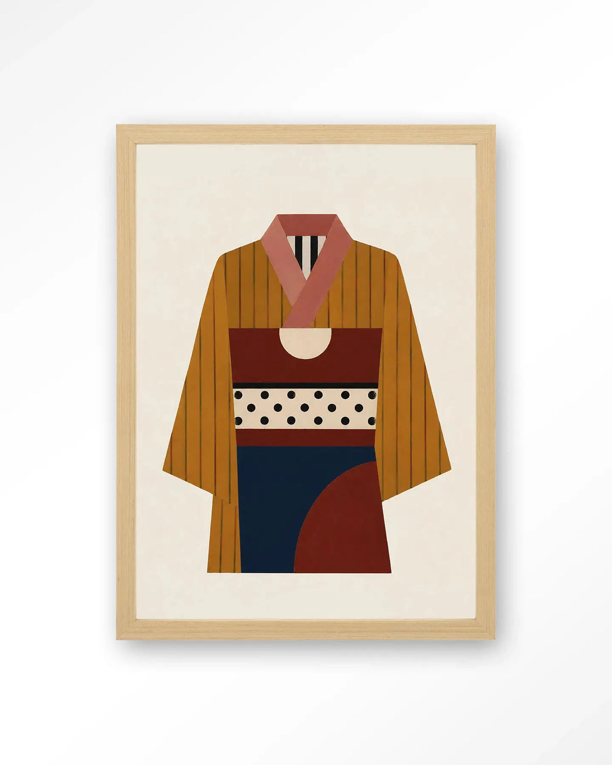Kimono Ni - Moderne Wanddecoratie | Artprint, Glass Art & Wandkleed by Urban Cotton