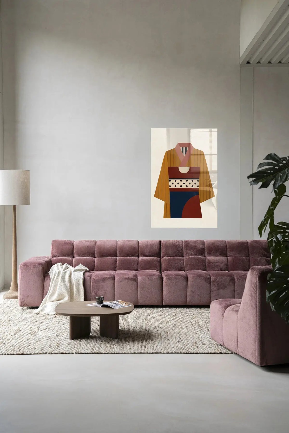 Kimono Ni - Moderne Wanddecoratie | Artprint, Glass Art & Wandkleed by Urban Cotton