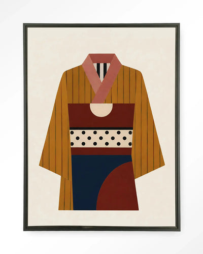 Kimono Ni - Moderne Wanddecoratie | Artprint, Glass Art & Wandkleed by Urban Cotton