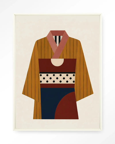 Kimono Ni - Moderne Wanddecoratie | Artprint, Glass Art & Wandkleed by Urban Cotton