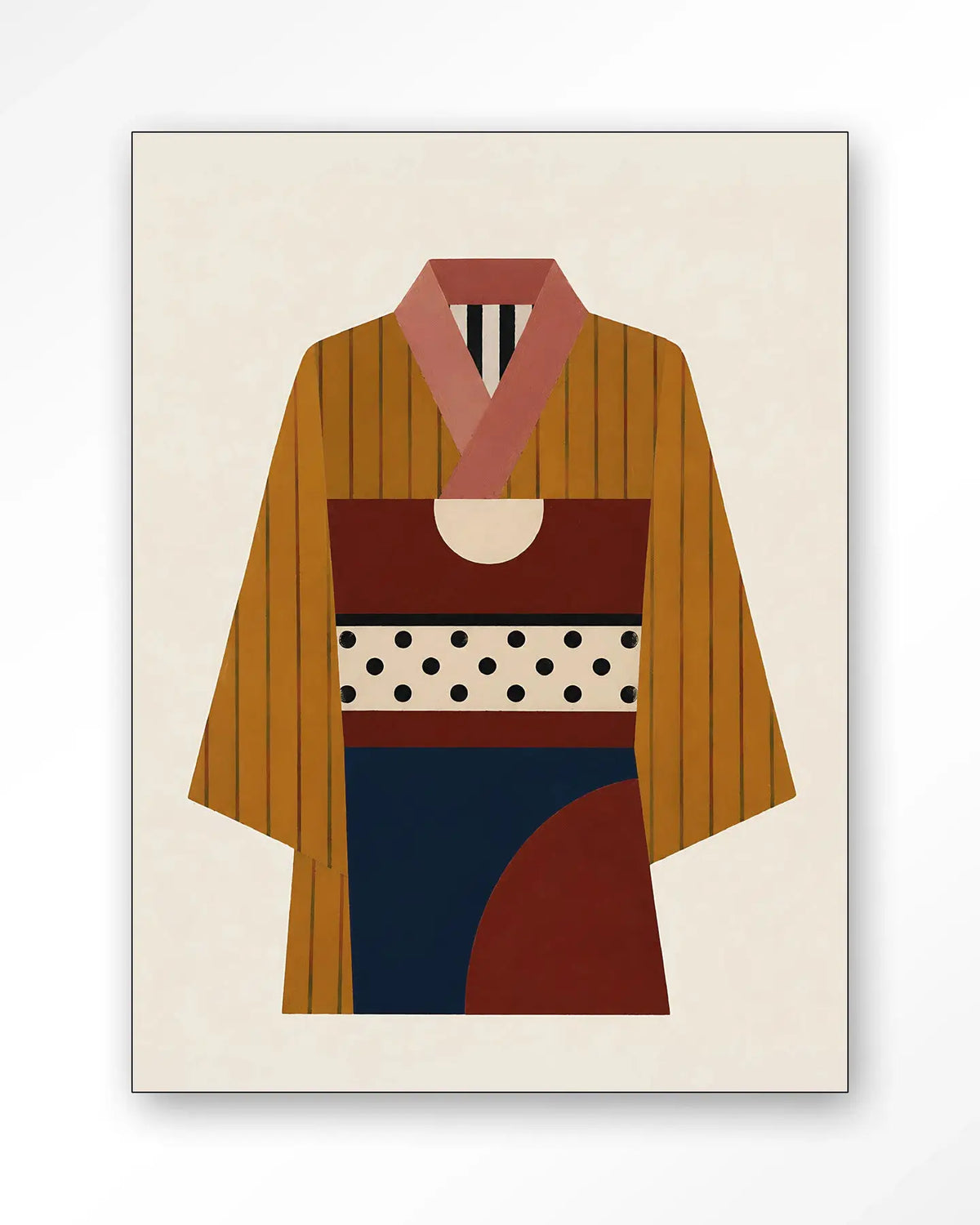Kimono Ni - Moderne Wanddecoratie | Artprint, Glass Art & Wandkleed by Urban Cotton