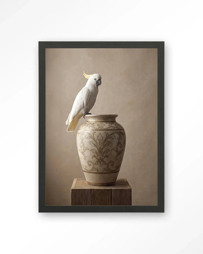 Ivory Bird - Moderne Wanddecoratie | Artprint, Glass Art & Wandkleed by Urban Cotton