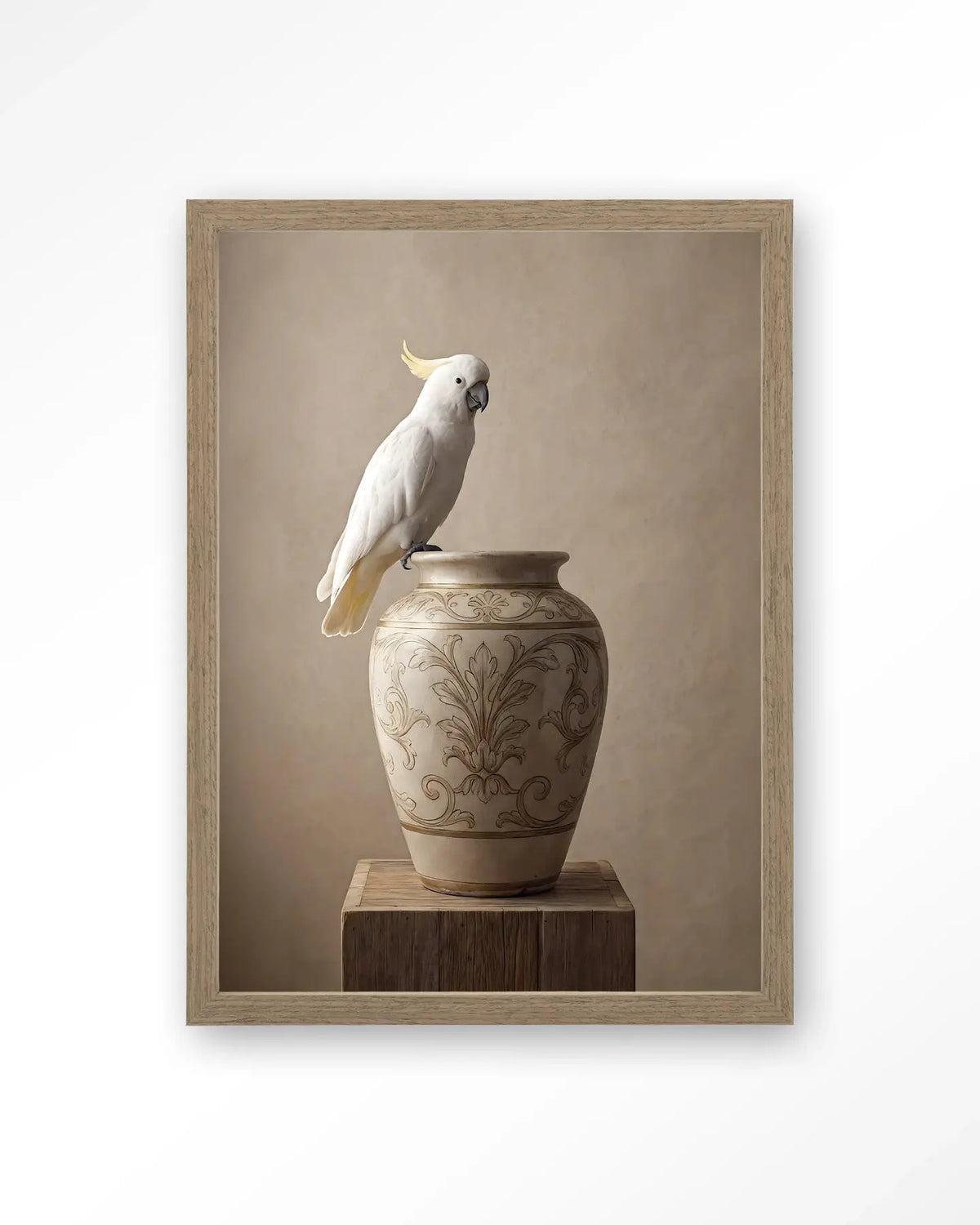 Ivory Bird - Moderne Wanddecoratie | Artprint, Glass Art & Wandkleed by Urban Cotton